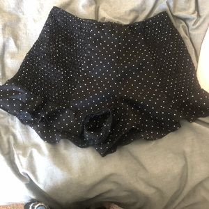 tight cute little polka dot shorts